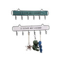 Nordic Retro Wood Decoration Bathroom Key Coat Wall Hook Metal for Clothes Hanger