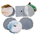 DIY Moldes De Silicona Para Resina Irregular Silicone Coaster Molds for Resin Casting Coaster Epoxy Resin Silicone Mold