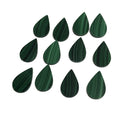Flat Pear Shape 18.5x11.5x2mm Natural Green Malachite Gemstone for Earring