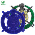 Large Size Greek Omega Fraternity Omega Psi Phi Escutcheon Shield Chenille Embroidery Rubber Eco-Friendly Iron-On Patches for