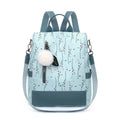Backpacks Summer New Oxford Cloth Backpack Fashion Printing Single Shoulder Bag Flower Lady Backpack Casual Sports