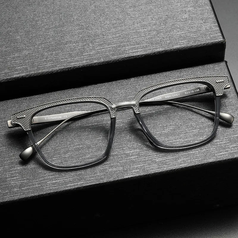 Titanium Optical Eyeglasses Women Men Lightweight Spectacle Frame Support Eyewear Frame  Eyewear