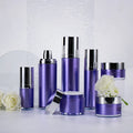 Custom 20ml 30ml 50ml 100ml Acrylic Cosmetics Packaging Bottle Pump Plastic Bottle Lotion Cream Tank Reusable Skin Care Set