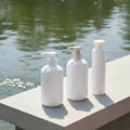 HDPE Luxury Plastic Pump Bottle for Hair Care Face Cream Shower Gel Skin Care Serum 200ml 260ml 500ml Flip Cap for Shampoo