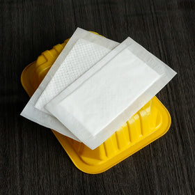High Quality Disposable Absorbent Meat Pad for Supermarket Fresh Poultry Food Packaging Food Grade Eco-Friendly USA Made Tray