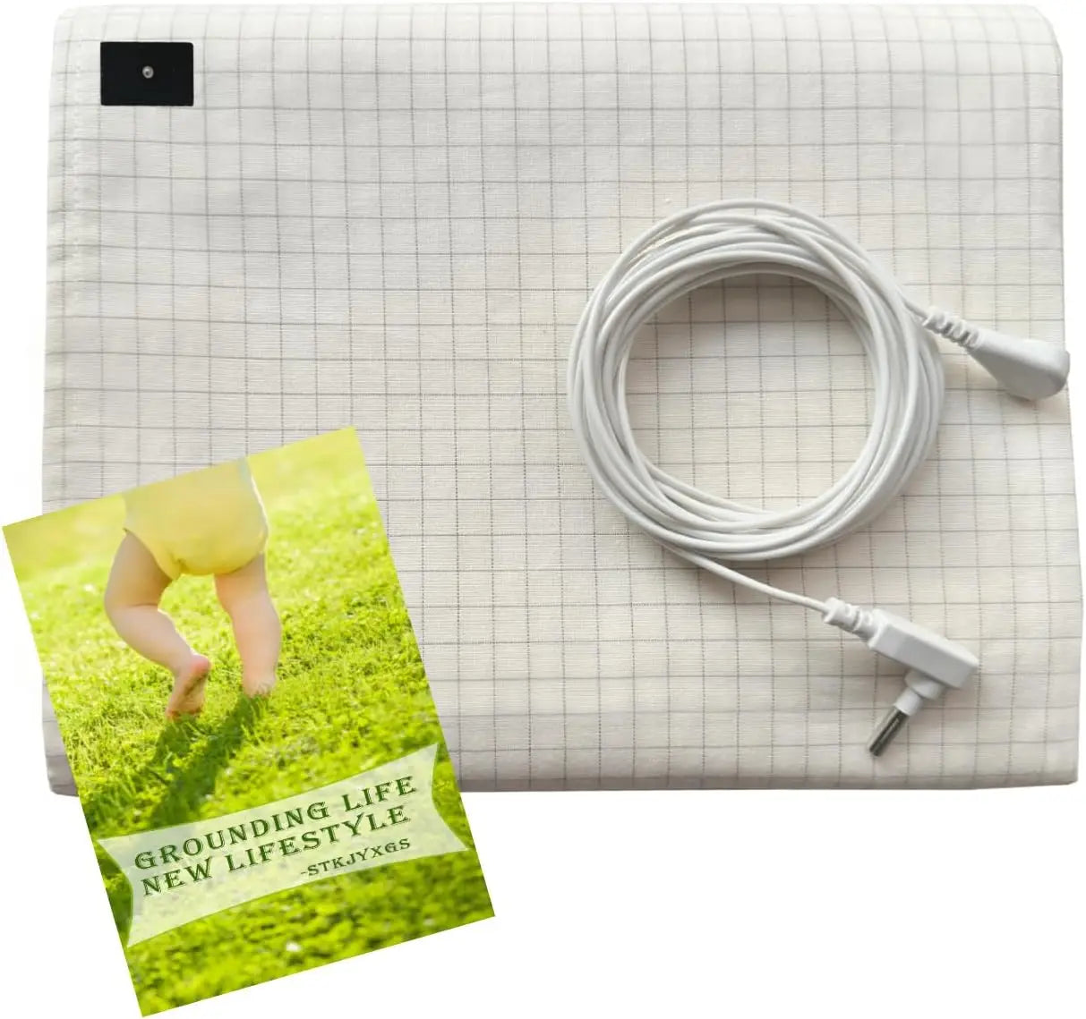 Earthing Grounding Sheet 5% Silver Fiber 95% Cotton Fitted Sheet Full/Twin/Queen/King Size Grounding Beds Sheets