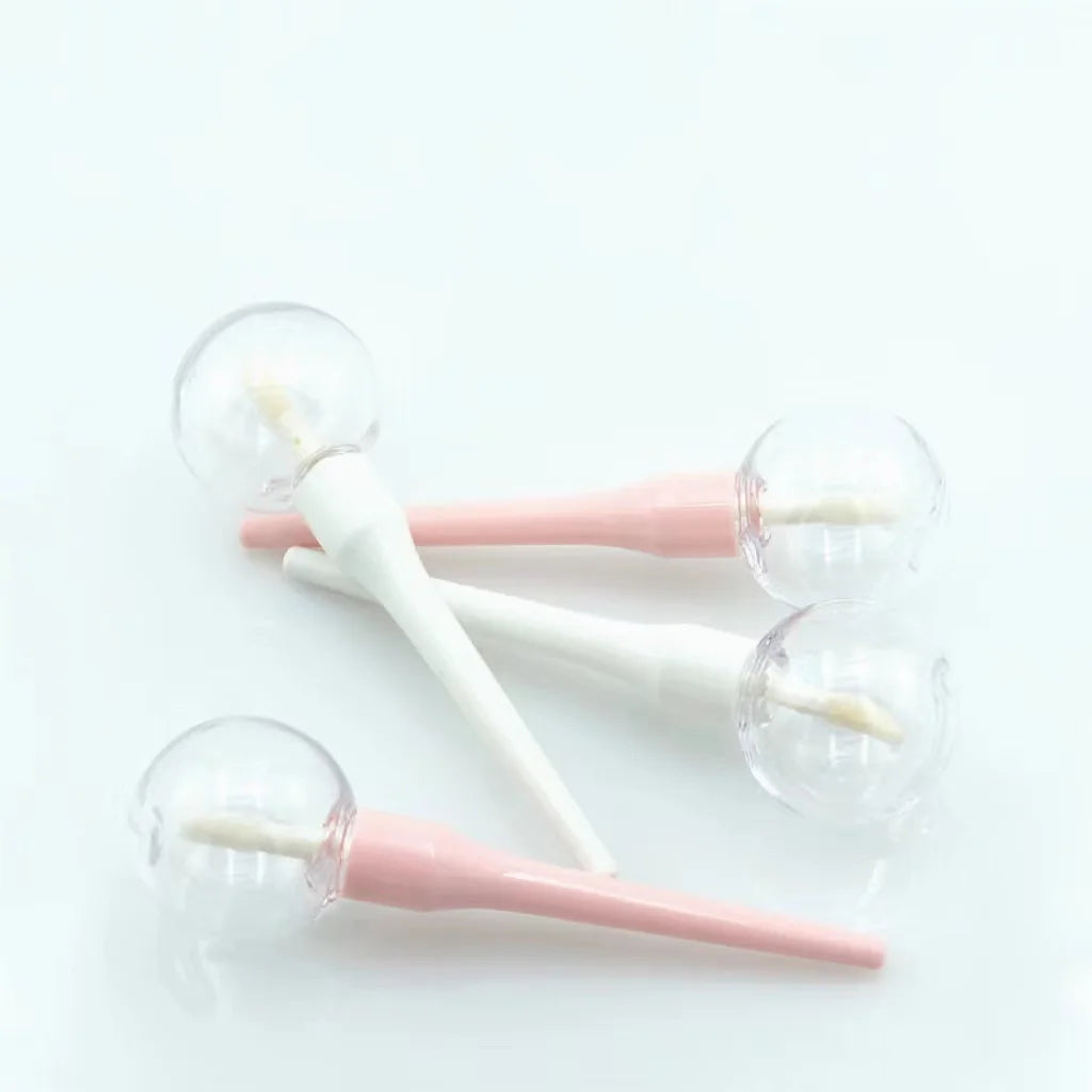 10ml Plastic Lollipop Lip Gloss Tube Empty Lip Glaze Bottle with Wand Applicator