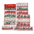 Mini Painted Train Decoration Kids Gift Toys Christmas Wooden Train Toy