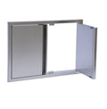 Outdoor Kitchen Bbq Island Stainless Steel Build in 27 X 22 Double Door