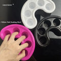5 Holes Nail UV Gel Polish Remover Five Fingers Softening Dead Skin Special Tool Horny Care Bowl Nail Soaking Bowl