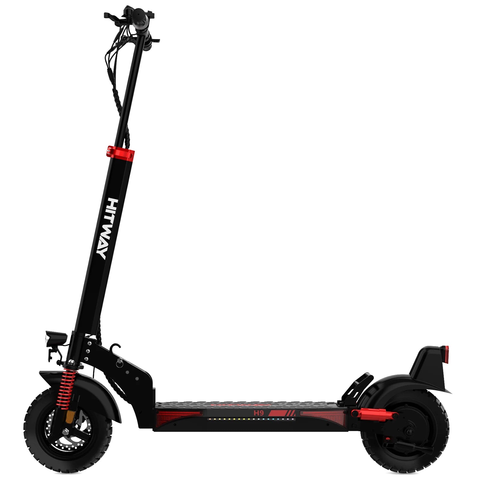45KM/H HITWAY H9 Foldable Electric Scooter 48V 15.6Ah App-Enabled BLE & Sensor Smart Type Legal for Road Use Germany Wholesale