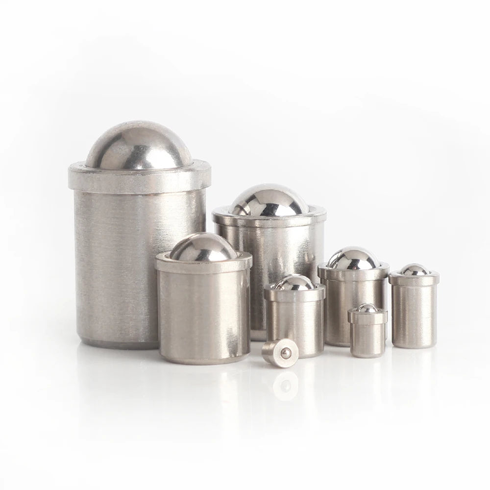 All Stainless Steel Press Fit Spring Ball Detent Spring Loaded Ball Plunger Fastener