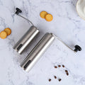 Wholesale Portable Custom Logo Metal Stainless Steel Handle Grinder Manual Coffee Bean Grinder