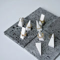 Jin Star Eco-Friendly Grey Lava Stone Washable Display Stand Storage Tray Customized Shape Modern Design Tabletop Living