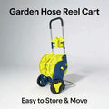 Hot Sale HONGCHEN 10105-01 100m Two Wheel Colorful ABS Plastic High Pressure Adjustable Rewindable Water Truck Garden Hose Reel