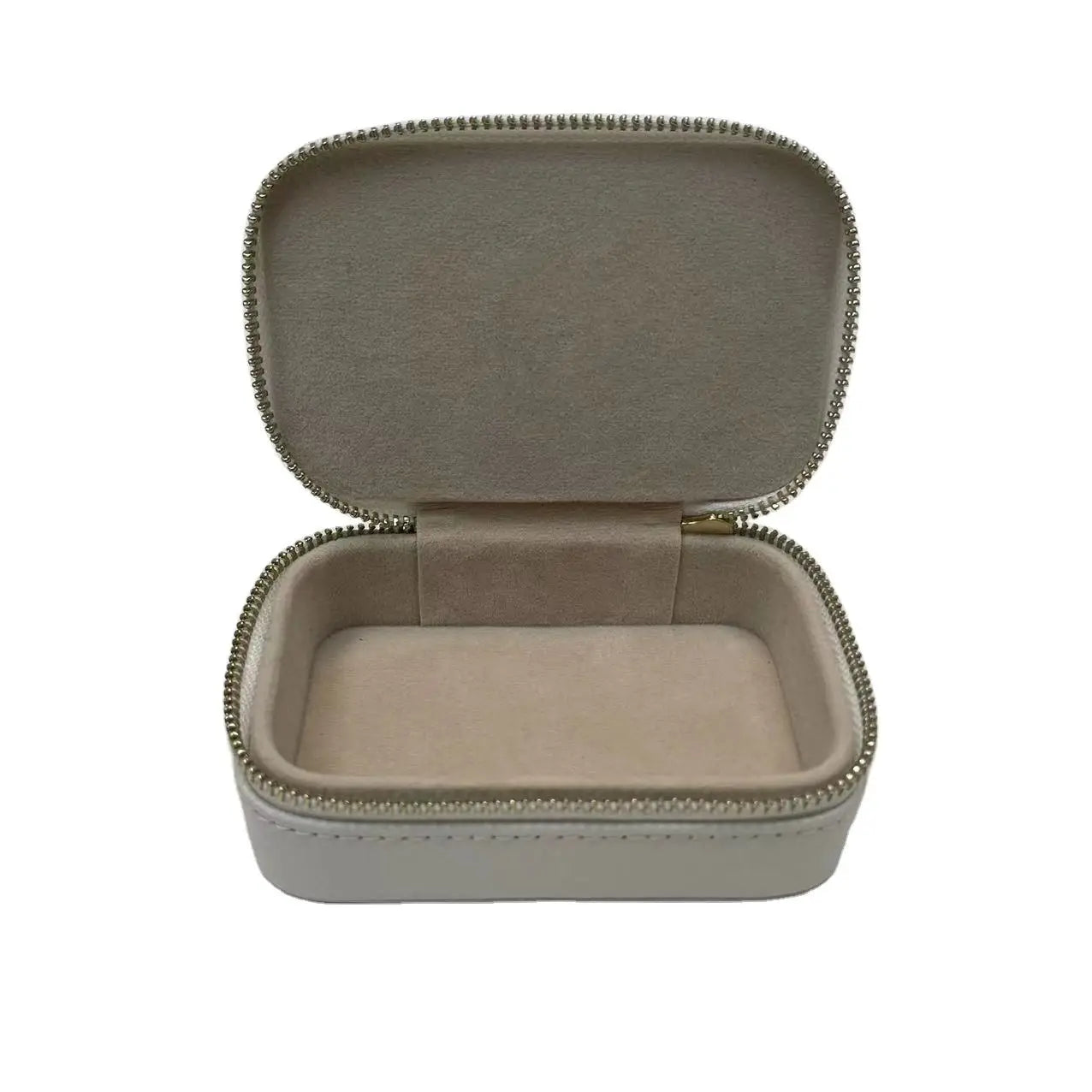 Custom Logo Portable Jewellery Gift Box Packaging Organizer Pu Leather Jewelry Storage Box