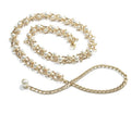 Best Selling Fashionable Casual Skirts and Belly Dance Use Beads Chain Belt Pearl Decorated Metal Waist Chain for Women