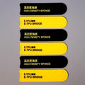 Custom Clothing Silicone Label PVC Embossed Soft Iron on Rubber Patch for Clothing