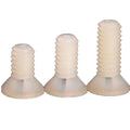 M2.5 M3 M4 M5 Nylon Plastic Oval Socket Screw with Phillips Countersunk Head Metric Measurement System