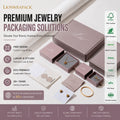 New Design Lionwrapack Logo Paper Box Set Jewelry Gift Packaging Includes Cleaning Wipe Card Shipper for All Jewelry Types