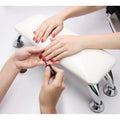 Gold Luxury Soft Leather Pillow Professional Nail Arm Rest Cushion Table Desk Station for Nail Art Tool