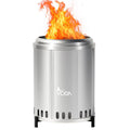 Fireplace Accessories Stainless Steel Firewood Stove Heater Camping Smokeless Fire Pit Furance Portable Wood Burning Brazier