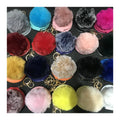 Makeup Personalized Mini Pom Pom Puffball Mirror Keychain