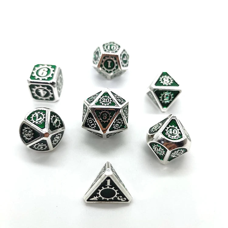 Best Dungeons and Dragons Metal Polyhedral Dice Set More Balanced Heavy Metal Gear Card Games