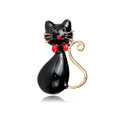 DRAL1059 New Style Fashion Enamel Cat Brooch Women Animal Brooch Jewelry Wholesale