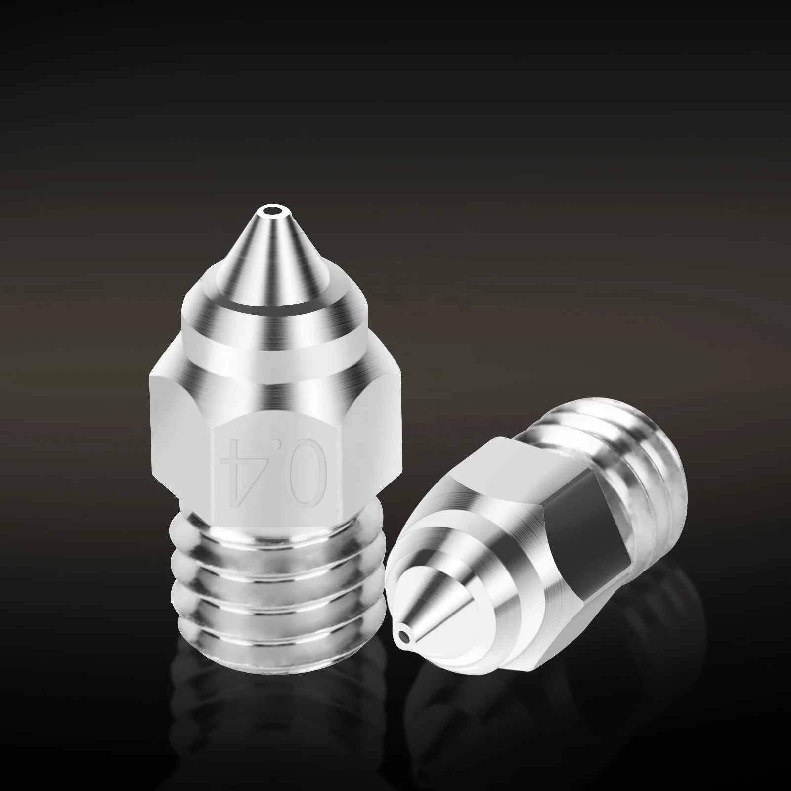 New Ideaformer 3D Printer Parts 0.4mm V6 Copper Nickel Plated Nozzle Ultra High Temperature Compatible FDM PETG ABS PEI PEEK 3