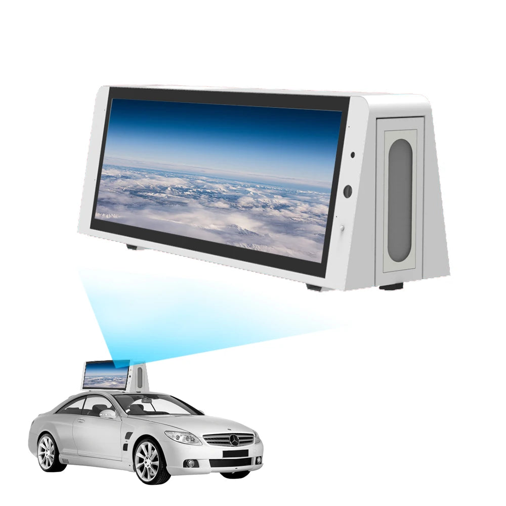4g Advertising Taxi Lcd Screentaxi Car Top Moving Led Displaydigital Taxi Rooftop Advertising Board