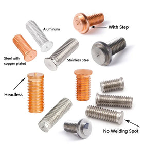 GB10432 GB10433 ISO13918 GB902 Aluminum Brass Welding Stud Steel Spot Welding Standoff Stainless Steel Welding Screw Bolt
