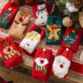 16 Designs Women's Winter Coral Fleece Fluffy Christmas Socks Warm Soft Cozy Sock