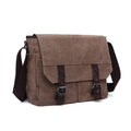 Washed Vintage Cotton Canvas Custom Print Logo  Blank Side Sling Crossbody Luggage Travel Shoulder Messenger Bag for Men Women