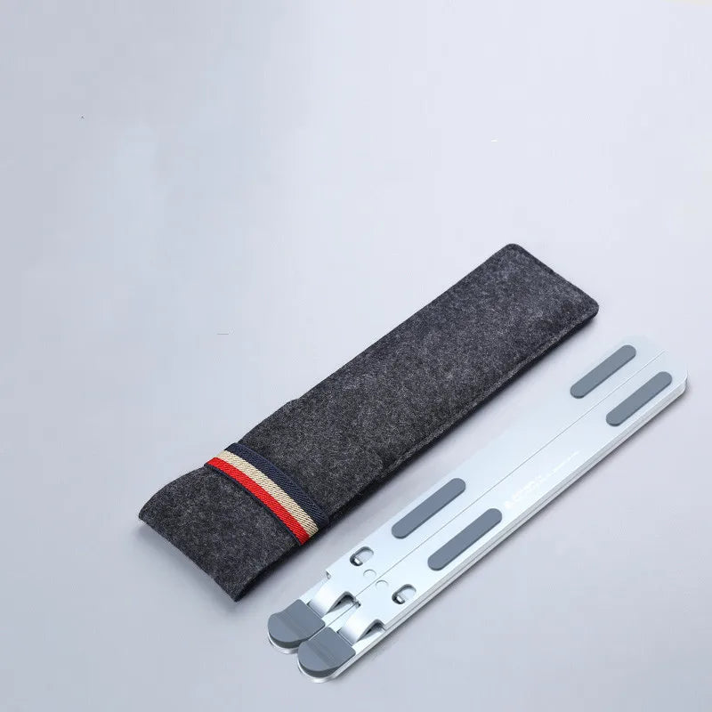 Boneruy Adjustable Foldable Aluminium Laptop Stand Ergonomic Cooling Pad for Notebooks