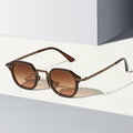 Custom Small Frame Metal Sunglasses Man 2026 Gradient Sunglasses Men Women Square Sunglasses