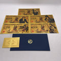 5 Types Japanese Anime Gintama Banknote Gold Banknote Cartoon Memory Collection Cards
