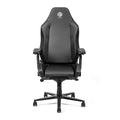 Hobot All-Black High-Back Executive Leather Headrest Lumbar Support Ergonomic Adjustable Height Gaming Chair