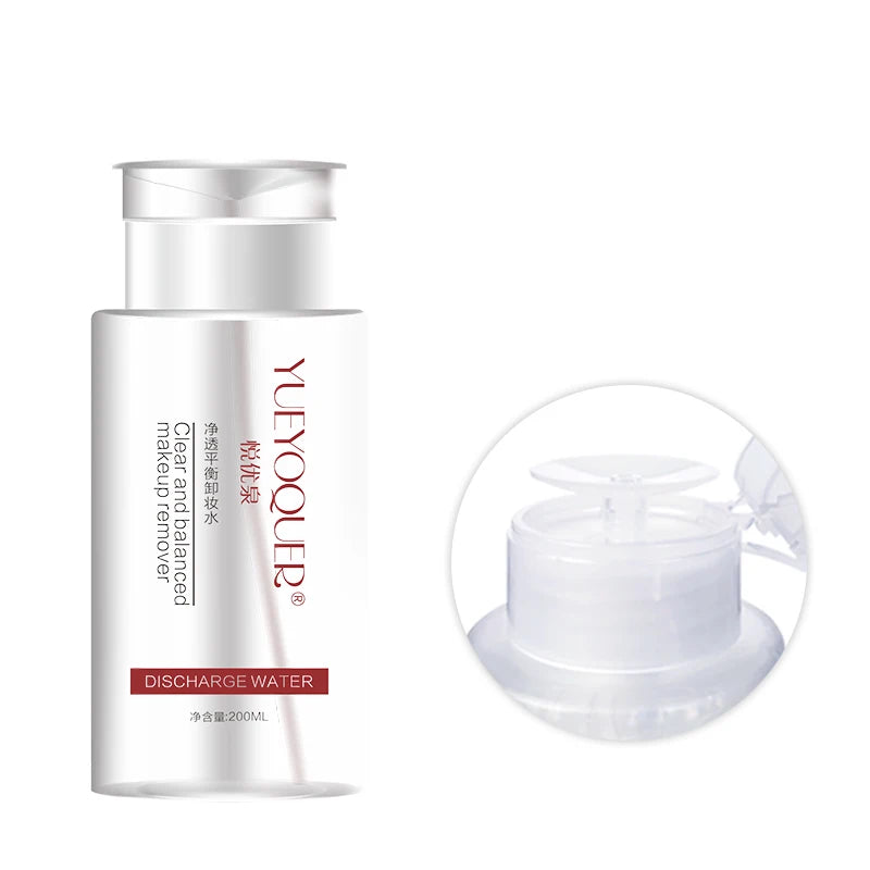 Private Label Organic Liquid Oil Free Make Up Remover Gentle Cleansing Face Eye Makeup Remover