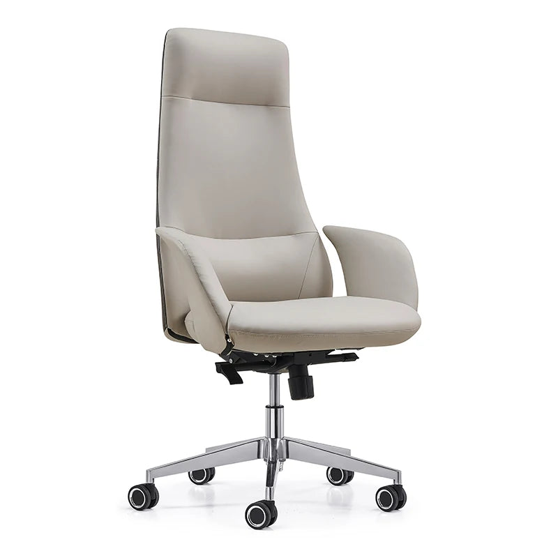 Luxury Office Chair Ergonomic Swivel Manager Executive Office Chairs Leather