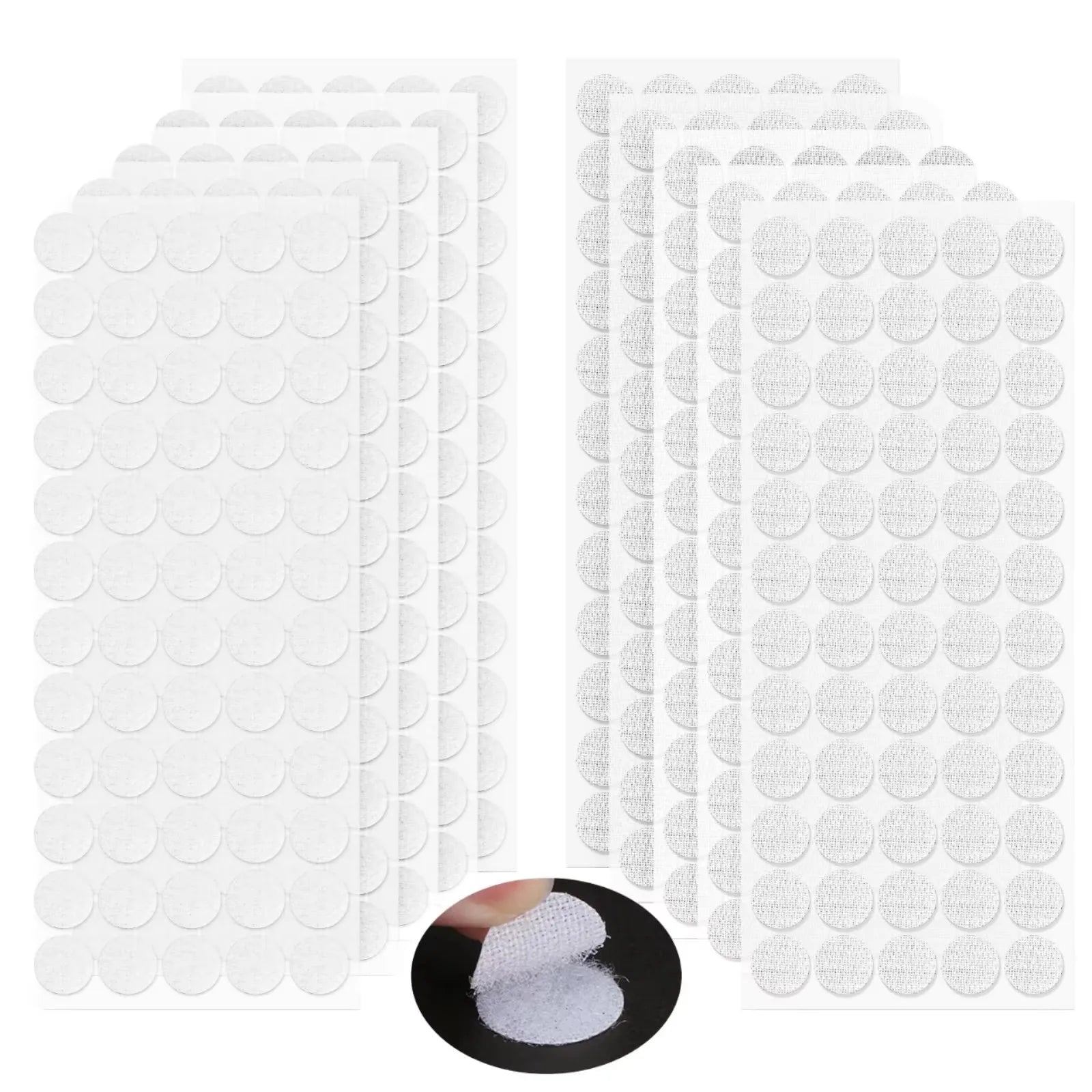 15mm Self Adhesive Transparent Hook and Loop Dots Hook and Loop Early Baby Supplies & Products for Home and School