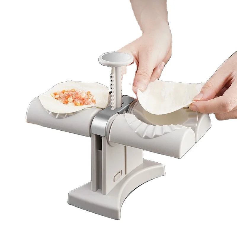 Automatic Dumpling Machine Double Pressure Dumpling Mold Wonton Mold Kitchen Small Tools Plastic Full Set Mold