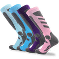 High Quality OEM Crew Skiing Socks Women Teenagers Winter Sport Socks-Spandex/Nylon/Cotton Quick Dry & Breathable