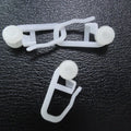 50 Piece Ceiling Sliding Carrier Runner Window Curtain Shower Curtain Track Roller Wheel Glider Hook with Clip