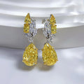 Fashion Jewelry Zodiac Custom Stones Diy 925 Earring Sterling Silver Drop Big Earrings Set for Women