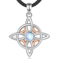 Witch Witches Knot Pendant Dainty Triple Italian S925 Silver Simple Magic Designer Mystic Knot Charm