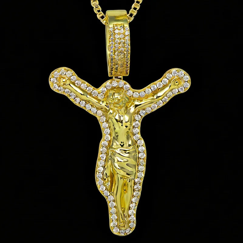 The Trendiest Party Accessory 925 Silver Jesus Pendant for Faith & Fashion Lovers
