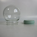 Ready to Ship Glass Ball Dome Clear Christmas Empty Snow Globe  Blown Glass Christmas DIY