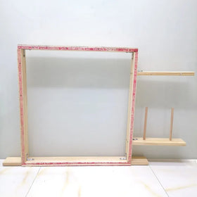 DIY Carpet Tufting Frame Carpet Tack Wood Tufting Frames Easy Self Assembly Tufting Frame with Yarn Holder