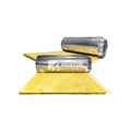 Huayue Thermal Glasswool Material Heat Insulation Class A1 Single-Sided  Fiber Glass Wool Roll With Aluminum Foil Veneer